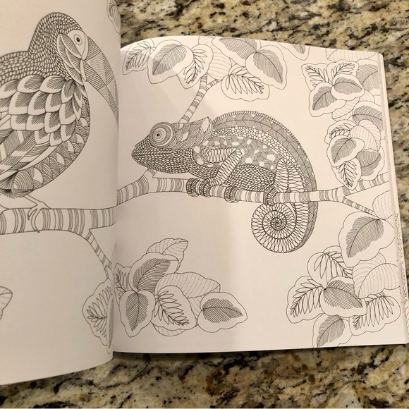 Two NEW adult animal coloring books - by Millie Marietta and Dan Morris - Picture 7 of 15